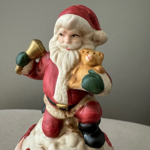 Vintage Lighted Santa Bell - Picture 3 of 14